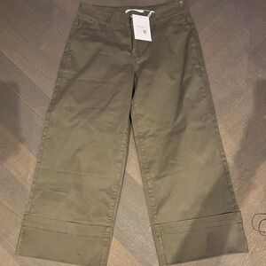 KanCan Olive Wide-Leg Pants